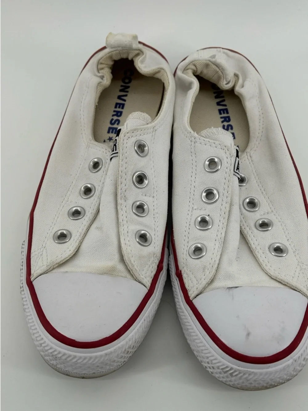 Converse All Star White Canvas Sneakers